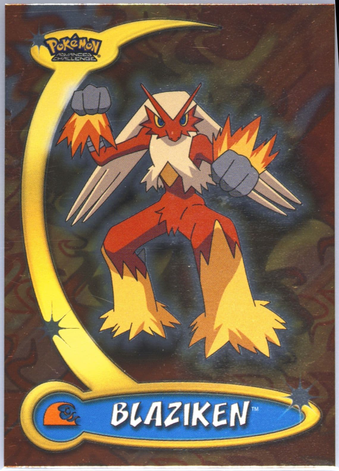 Blaziken Foil (9) 2004 Topps Pokemon Advanced Challenge