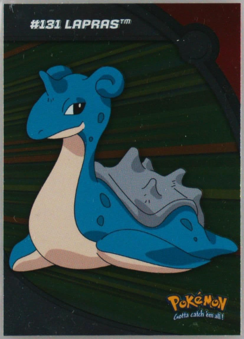 Lapras Foil (HV13) 2000 Topps Pokemon TV Animation Series 3 Heroes & Villains