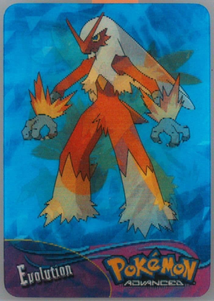 Blaziken/Combusken/Torchic (2) 2004 Pokemon Advanced Action Cards