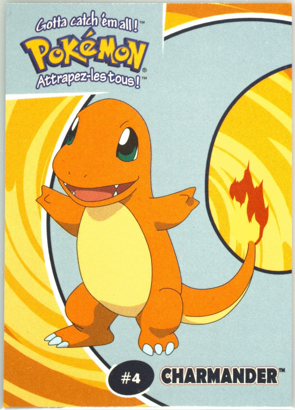 Charmander (1) 2000 Danone Pokemon Stadium Tip
