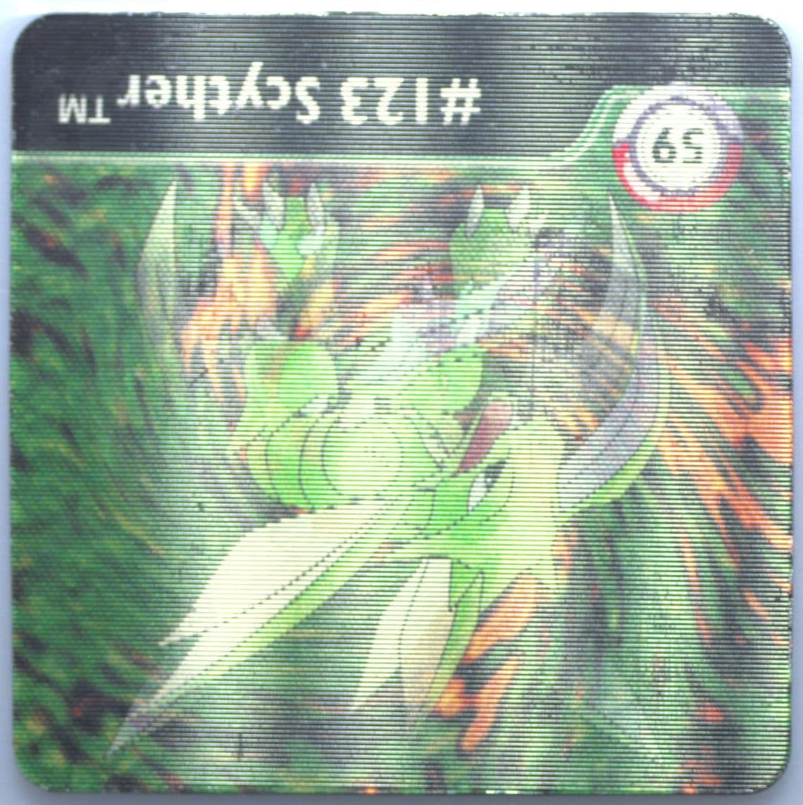 Scyther (59) 1999 Pokemon Action Flipz Series One