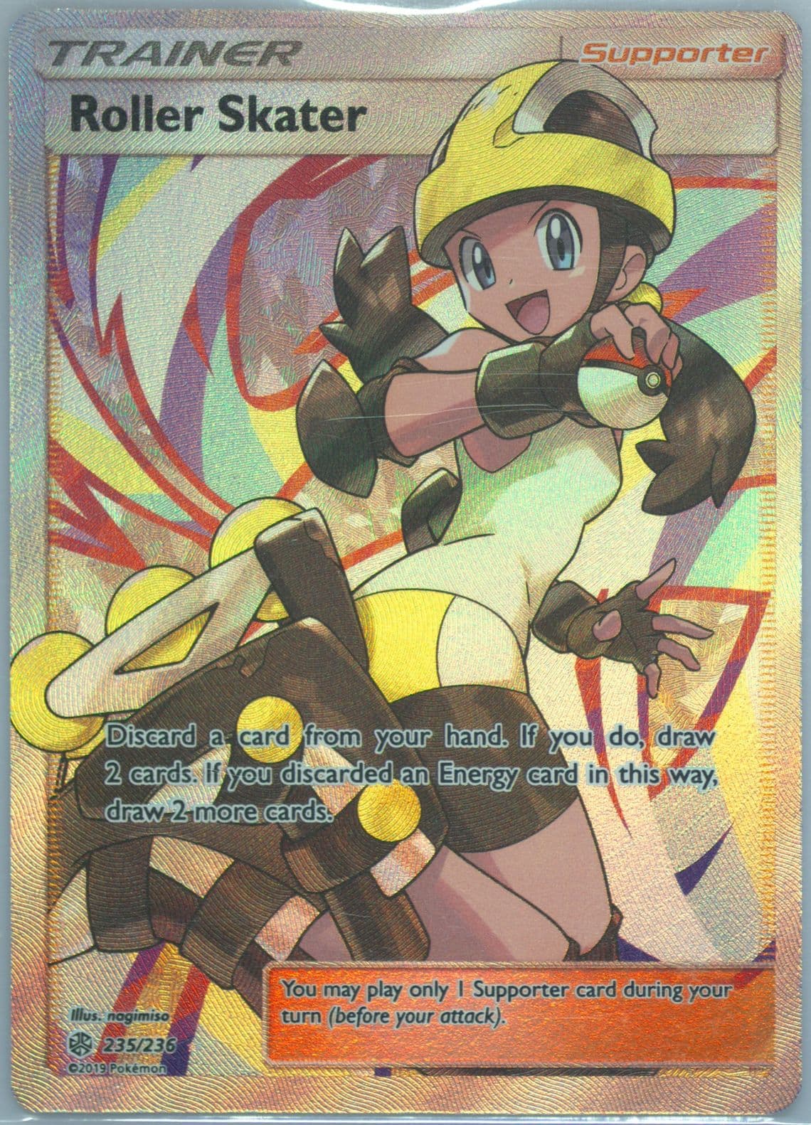 Roller Skater (203) 2019 Pokemon Sun & Moon Cosmic Eclipse