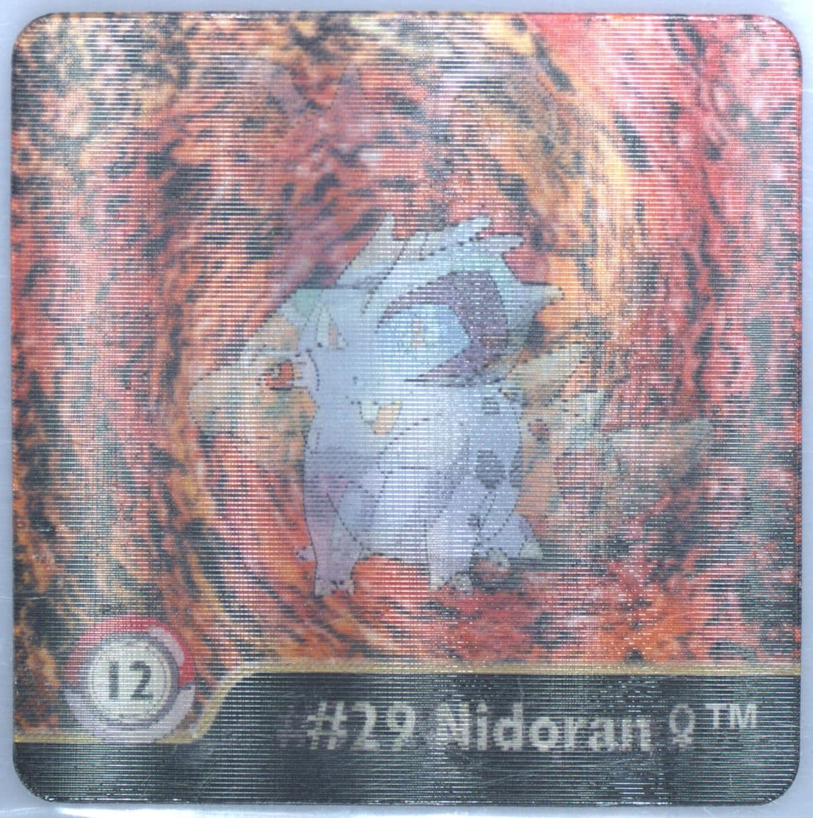 Nidoqueen/Nidoran/Nidorina (12) 1999 Pokemon Action Flipz Series One