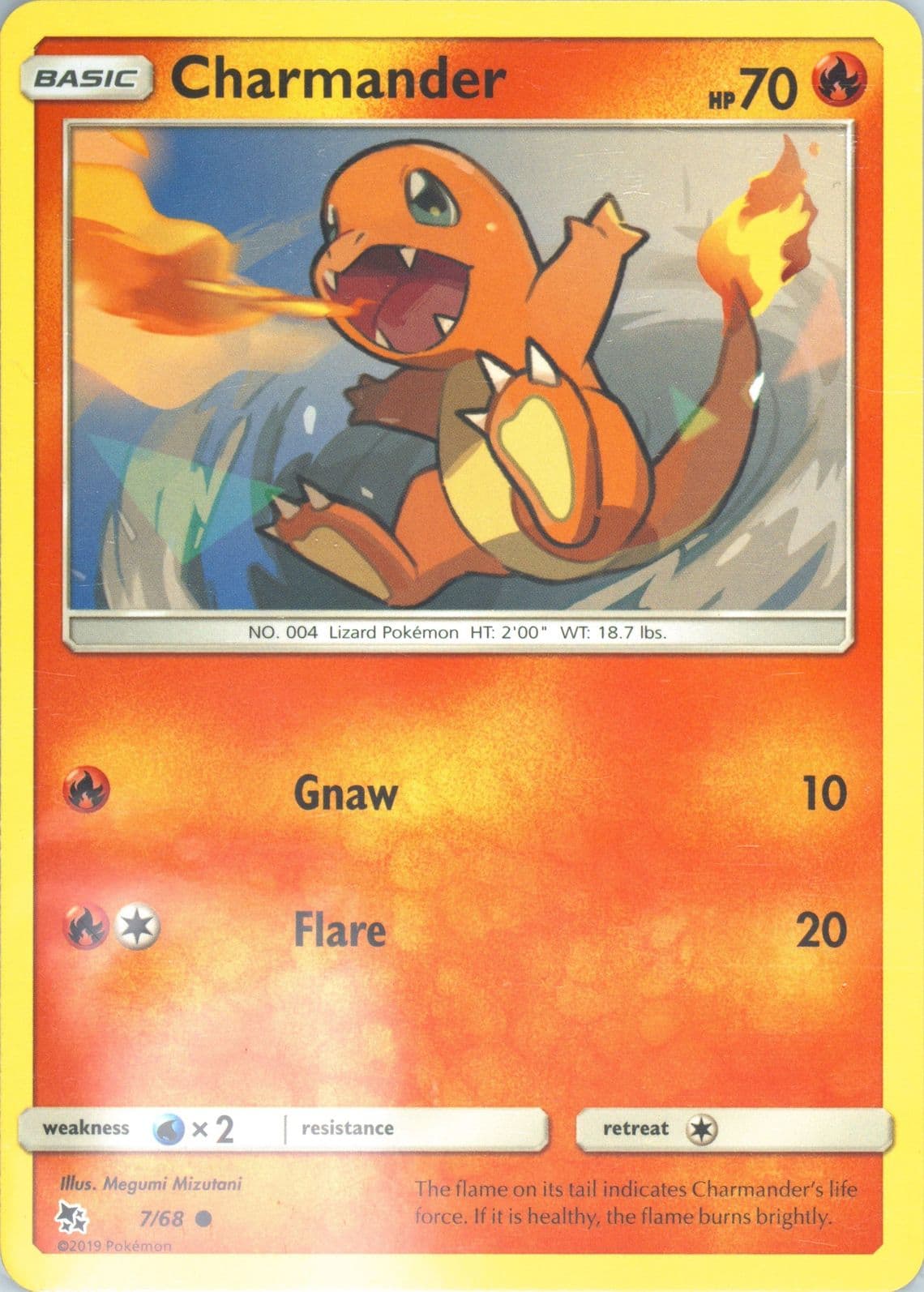 Charmander (7) 2019 Pokemon Sun & Moon Hidden Fates