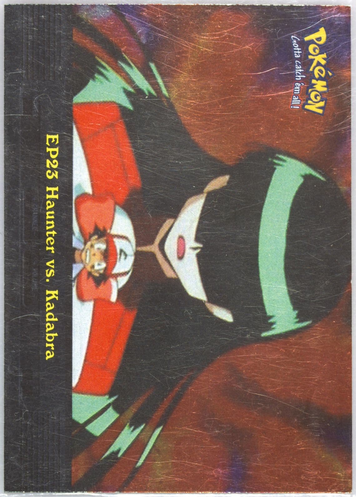 Haunter vs. Kadabra Foil (EP23) 2000 Topps Pokemon TV Animation Series 2 Episode Cards