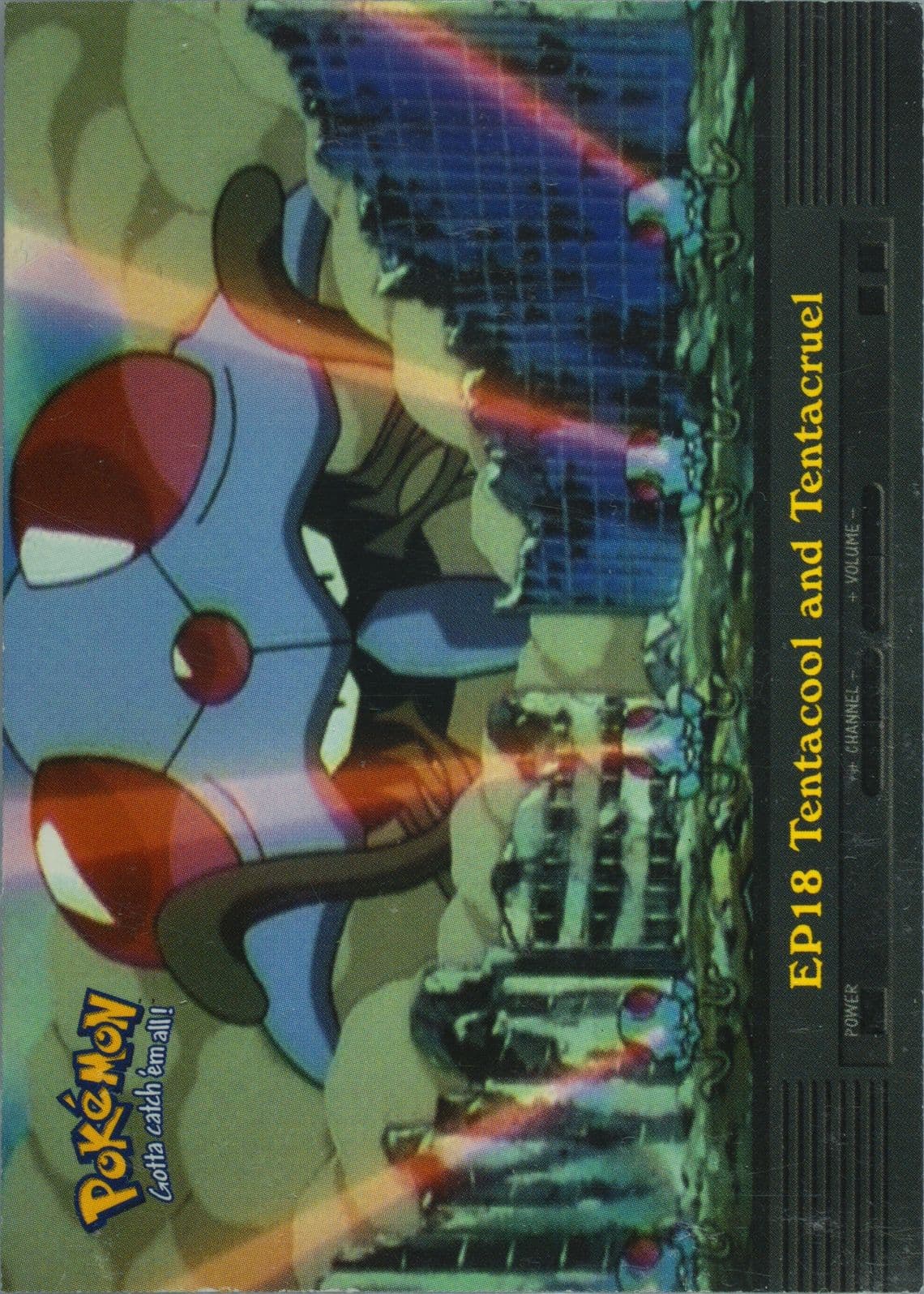 Tentacool and Tentacruel (EP18) 2000 Topps Pokemon TV Animation Series 2 Episode Cards