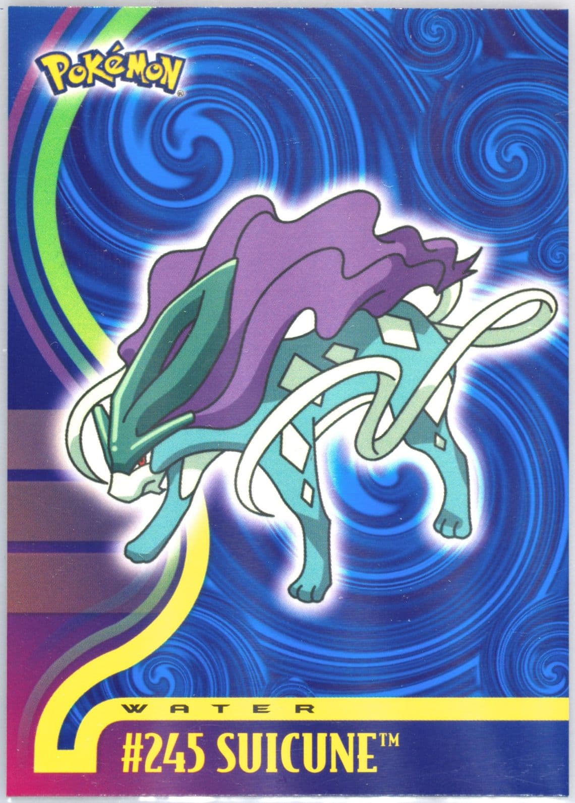 Suicune (245) 2001 Topps Pokemon Johto League Champions