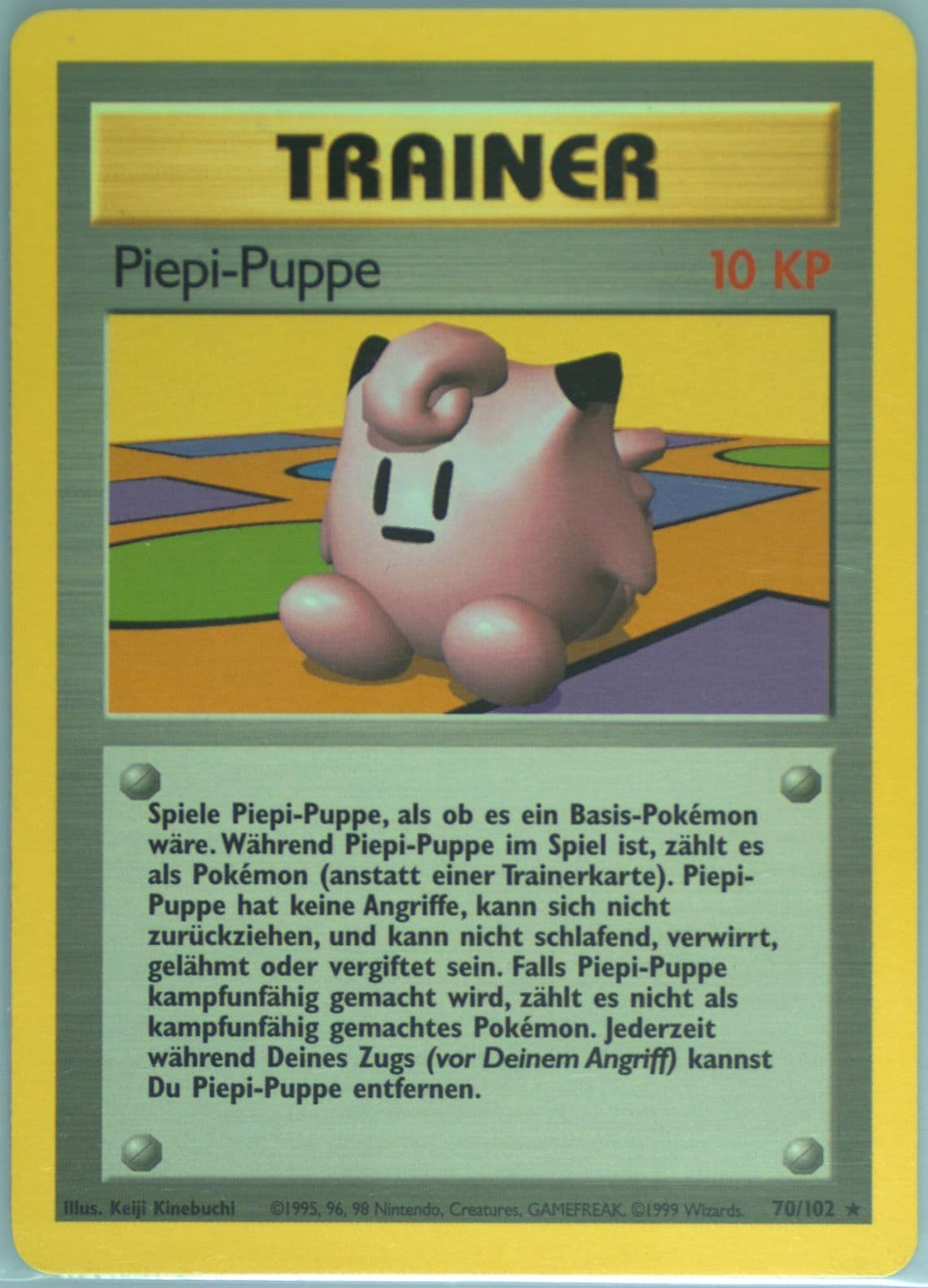 Piepe-Puppe (70) 1999 Pokemon German