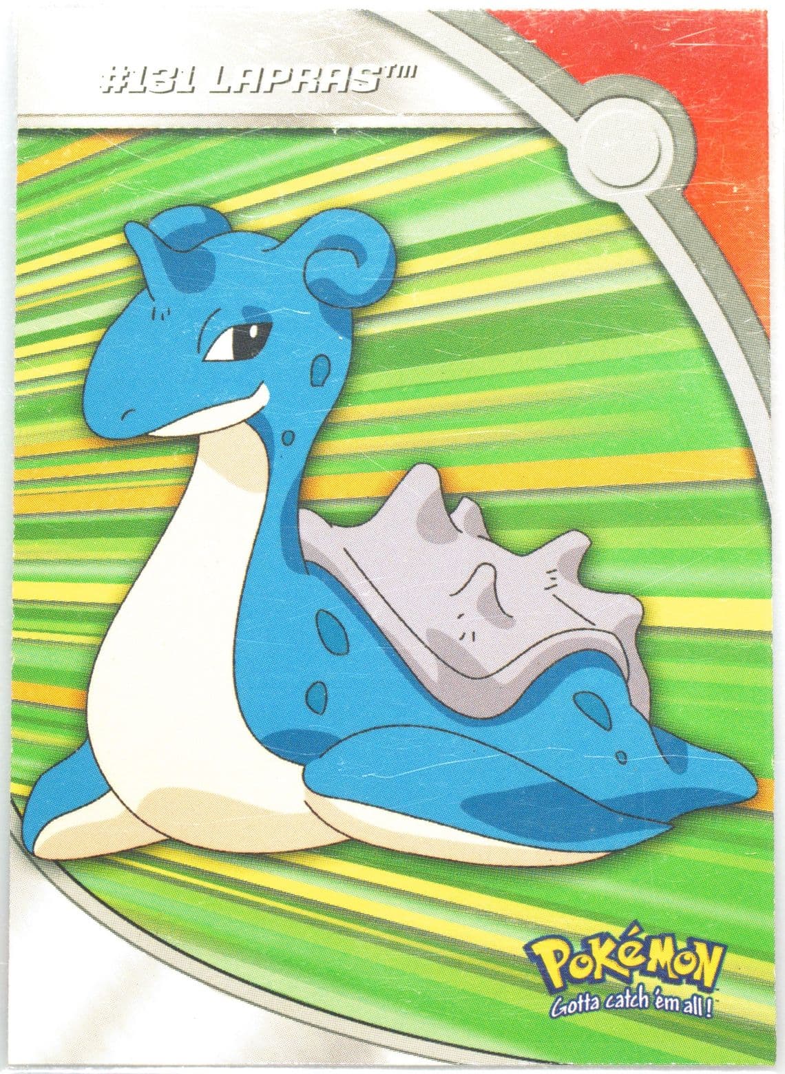 Lapras (HV13) 2000 Topps Pokemon TV Animation Series 3 Heroes & Villains
