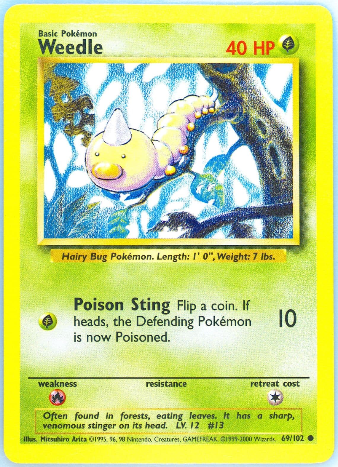 Weedle Korean (69) 2000 Pokemon Game