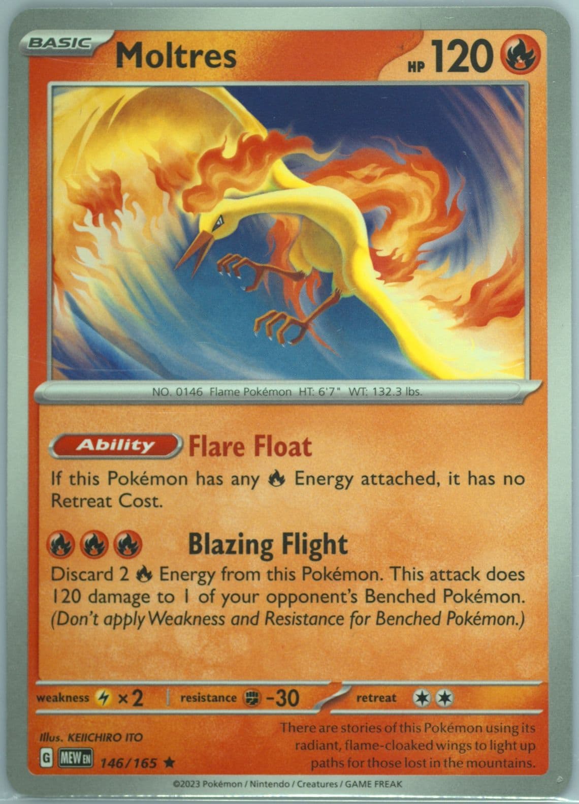 Moltres Charizard EX League Battle Deck (146) 2023 Pokemon Mew EN-151