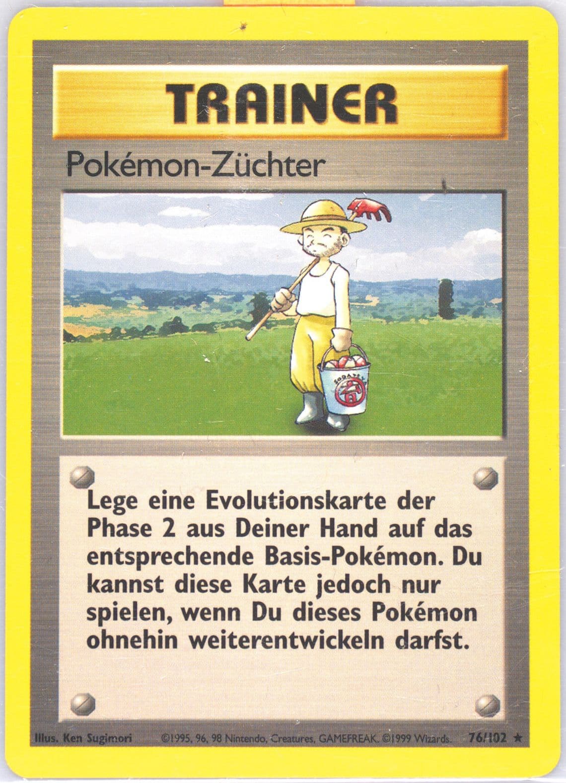 Pokemon-Zuchter (76) 1999 Pokemon German