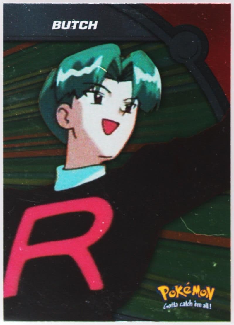 Butch Foil (HV10) 2000 Topps Pokemon TV Animation Series 3 Heroes & Villains