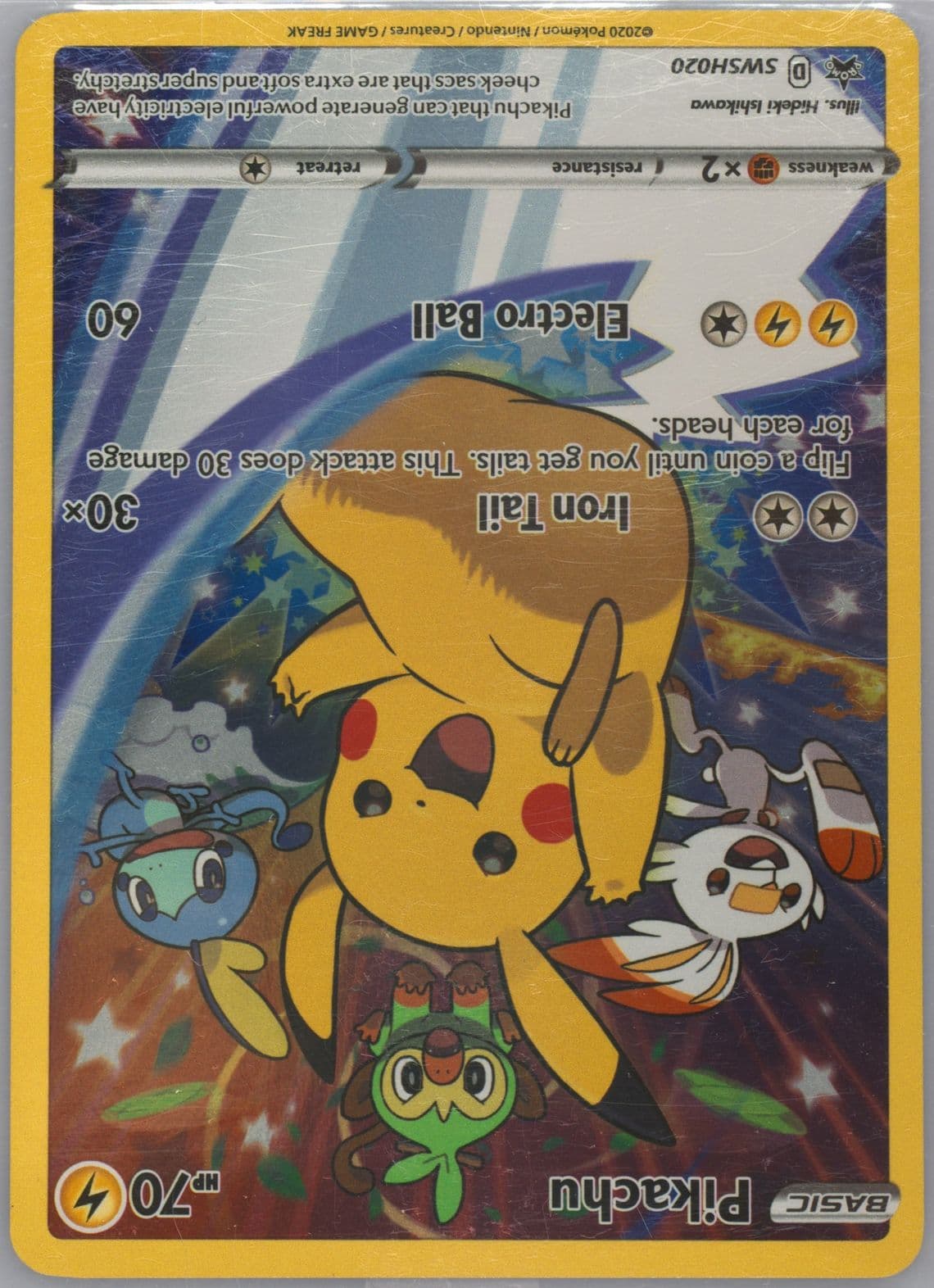 Full Art/Pikachu Figure Collection (020) 2020 Pokemon Swsh Black Star Promo
