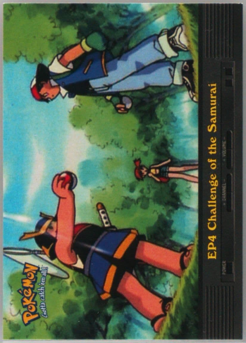 Challenge of the Samurai (EP4) 2000 Topps Pokemon TV Animation Series 2 Episode Cards