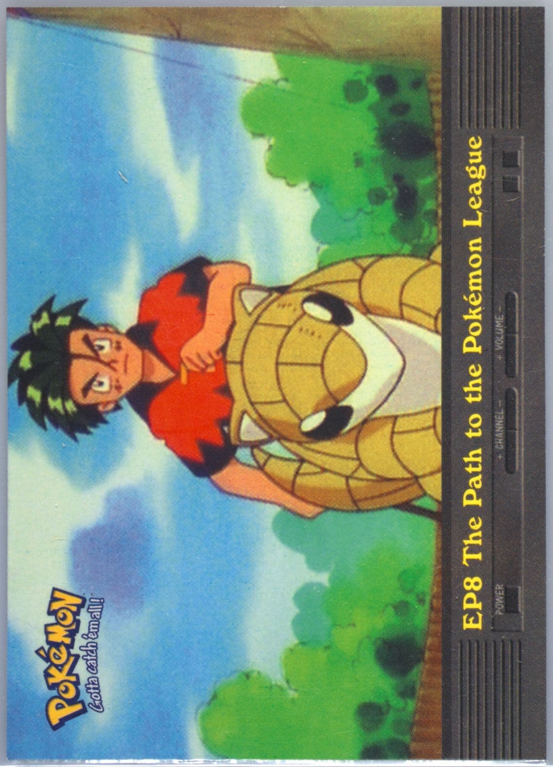 The Path to the Pokemon League (EP8) 2000 Topps Pokemon TV Animation Series 2 Episode Cards