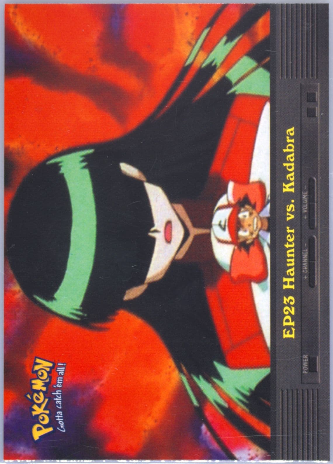 Haunter vs. Kadabra (EP23) 2000 Topps Pokemon TV Animation Series 2 Episode Cards