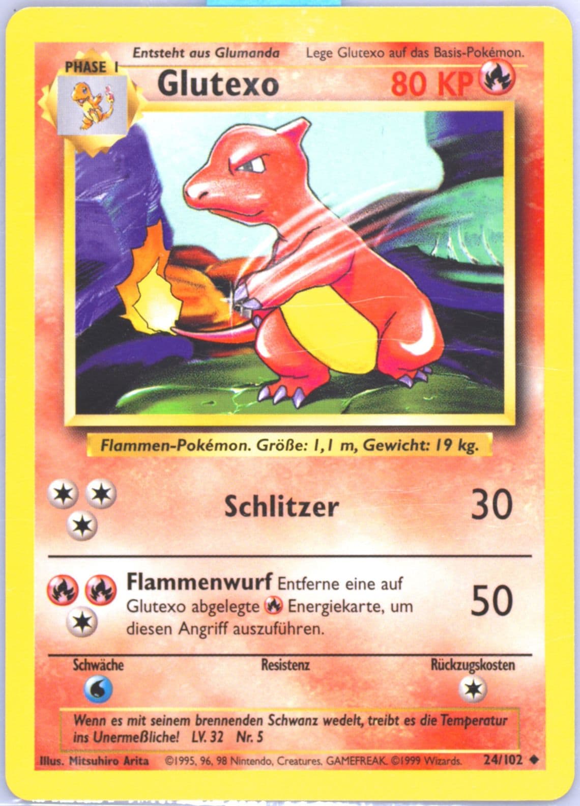 Glutexo (24) 1999 Pokemon German