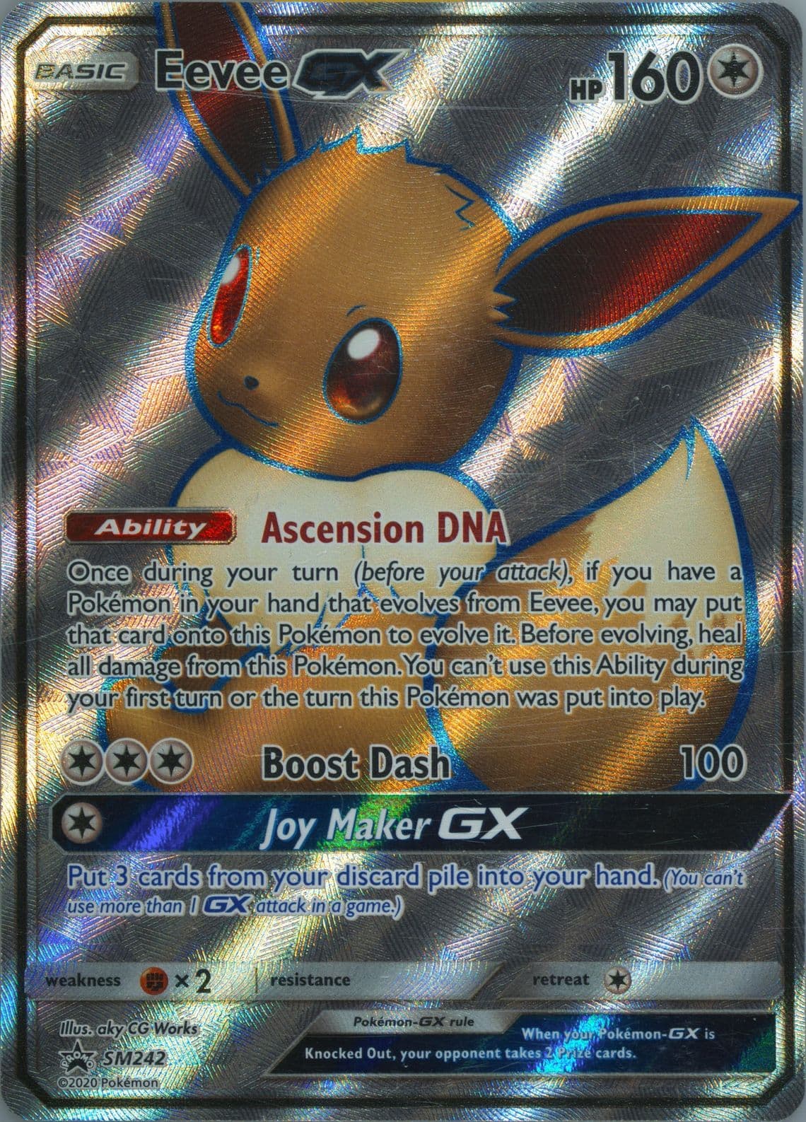 Eevee GX Tag Team Powers Collection (SM242) 2020 Pokemon SM Black Star Promo