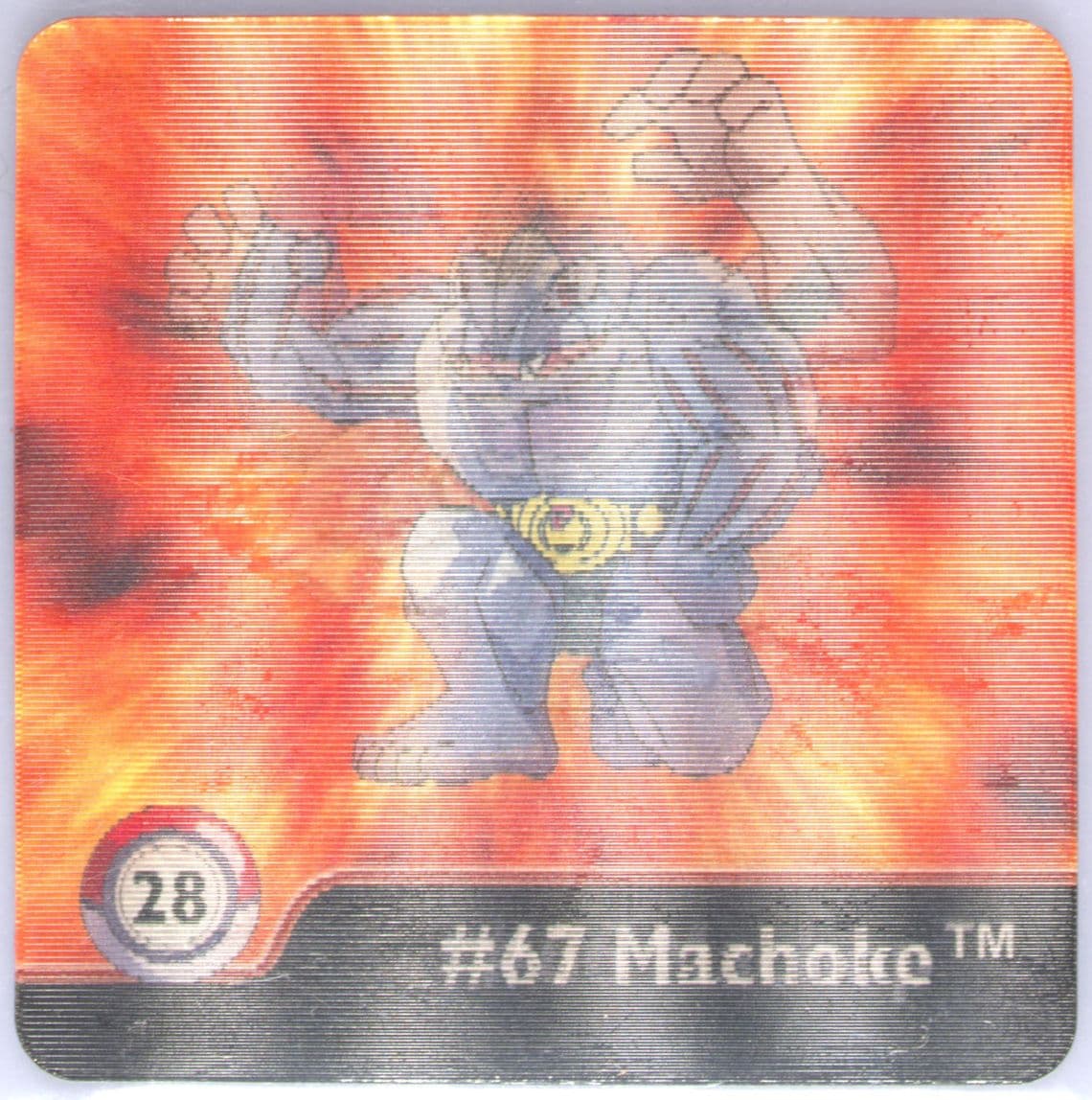 Machamp/Machoke/Machop (28) 1999 Pokemon Action Flipz Series One