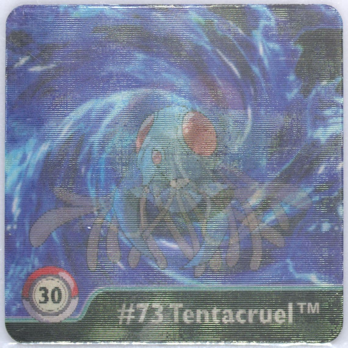 Tentacool/Tentacruel (30) 1999 Pokemon Action Flipz Series One