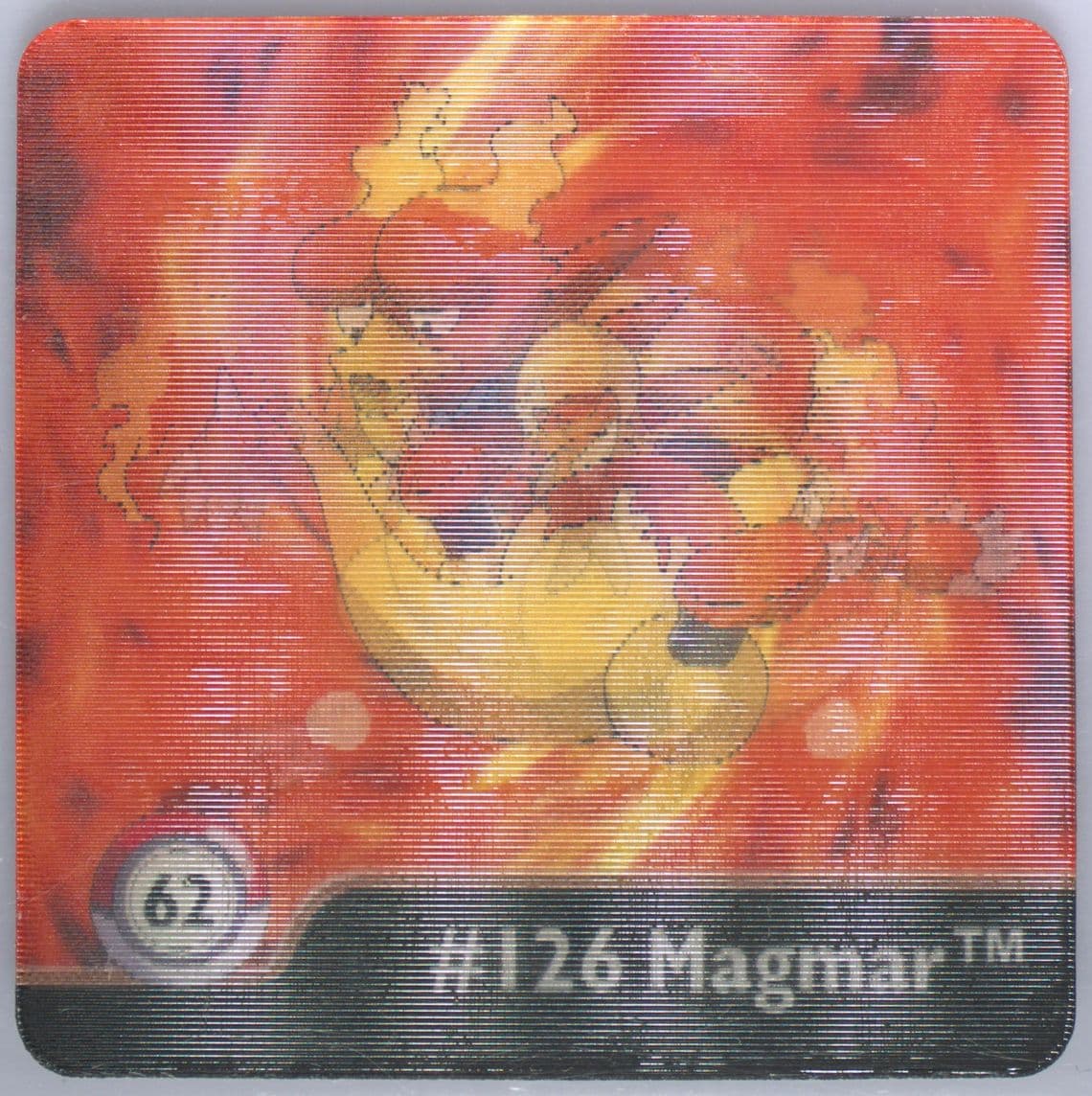 Magmar (62) 1999 Pokemon Action Flipz Series One
