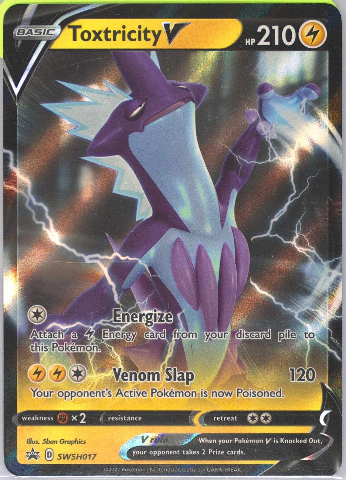 Toxtricity V Toxtricity V Box (017) 2020 Pokemon Swsh Black Star Promo