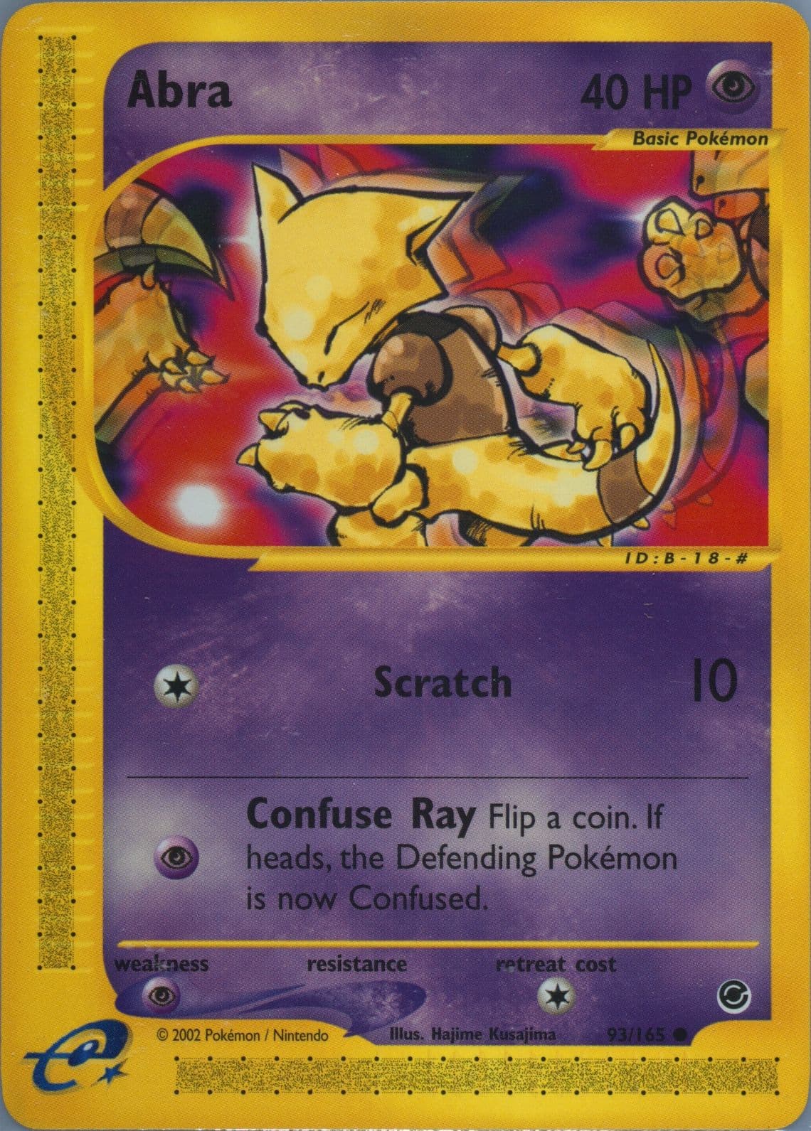 Abra (93) 2002 Pokemon Expedition