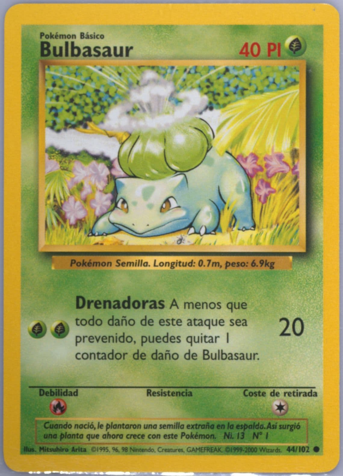 Bulbasaur (44) 1999 Pokemon Spanish