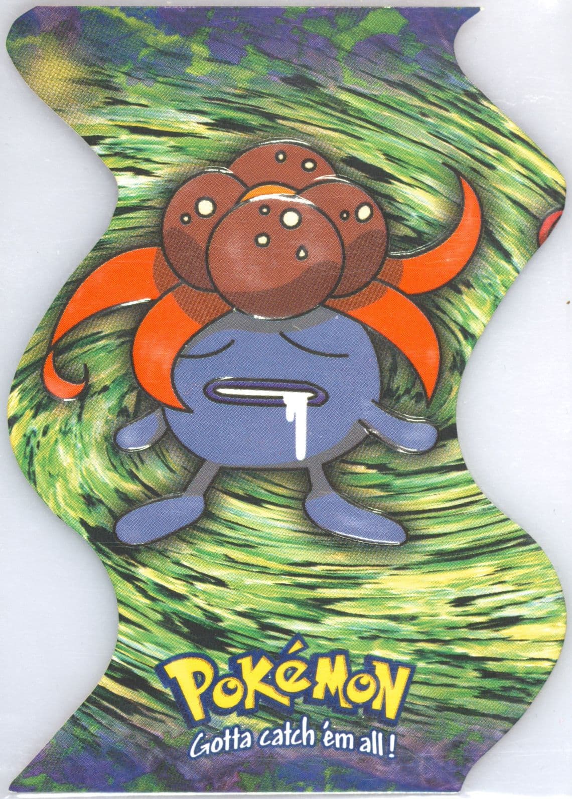 Gloom (EV5) 2000 Topps Pokemon TV Animation Die-Cut Embossed