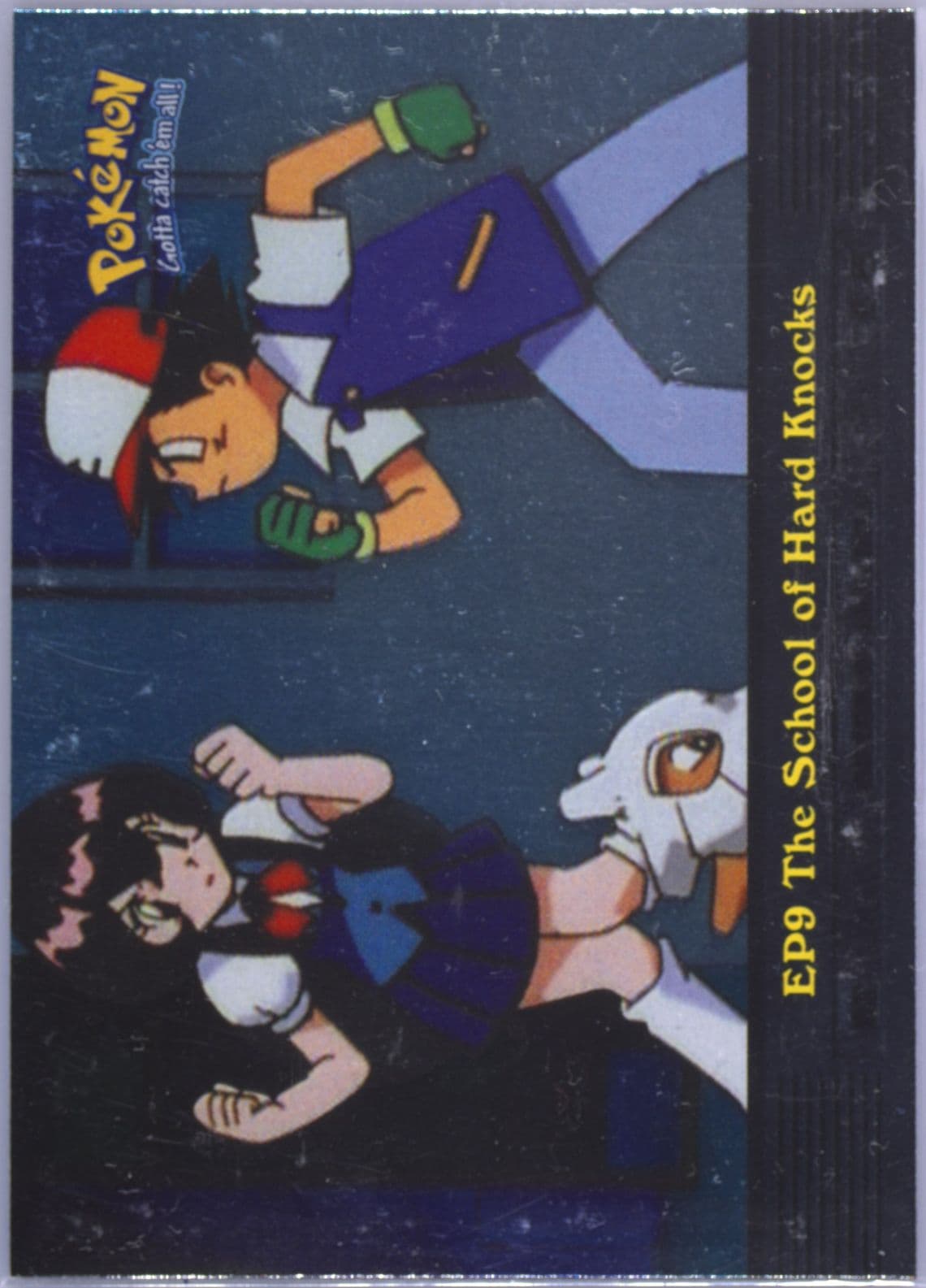 The School of Hard Knocks Foil (EP9) 2000 Topps Pokemon TV Animation Series 2 Episode Cards
