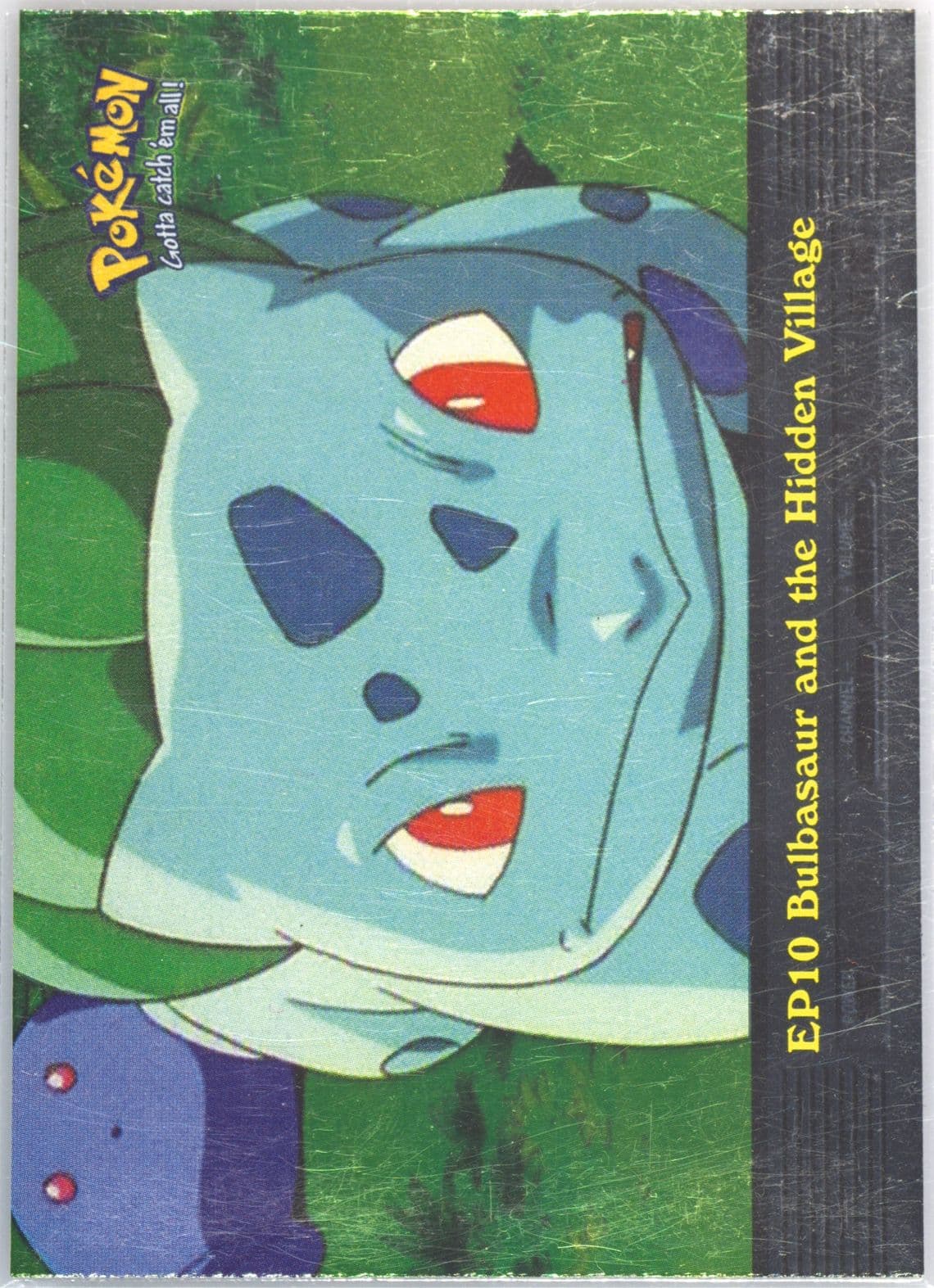 Bulbasaur and the Hidden Village Foil (EP10) 2000 Topps Pokemon TV Animation Series 2 Episode Cards