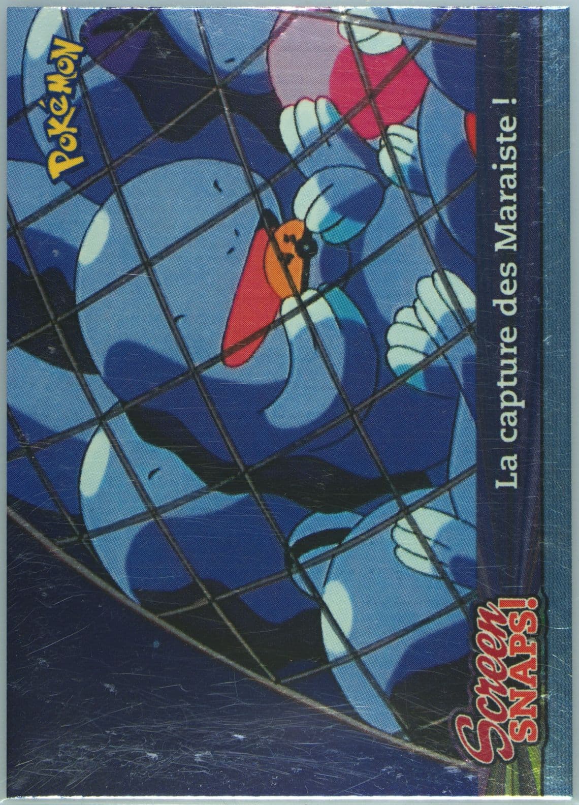 Captured Quagsire! Foil-French (21) 2001 Topps Pokemon Johto Series 3 Screen Snaps!