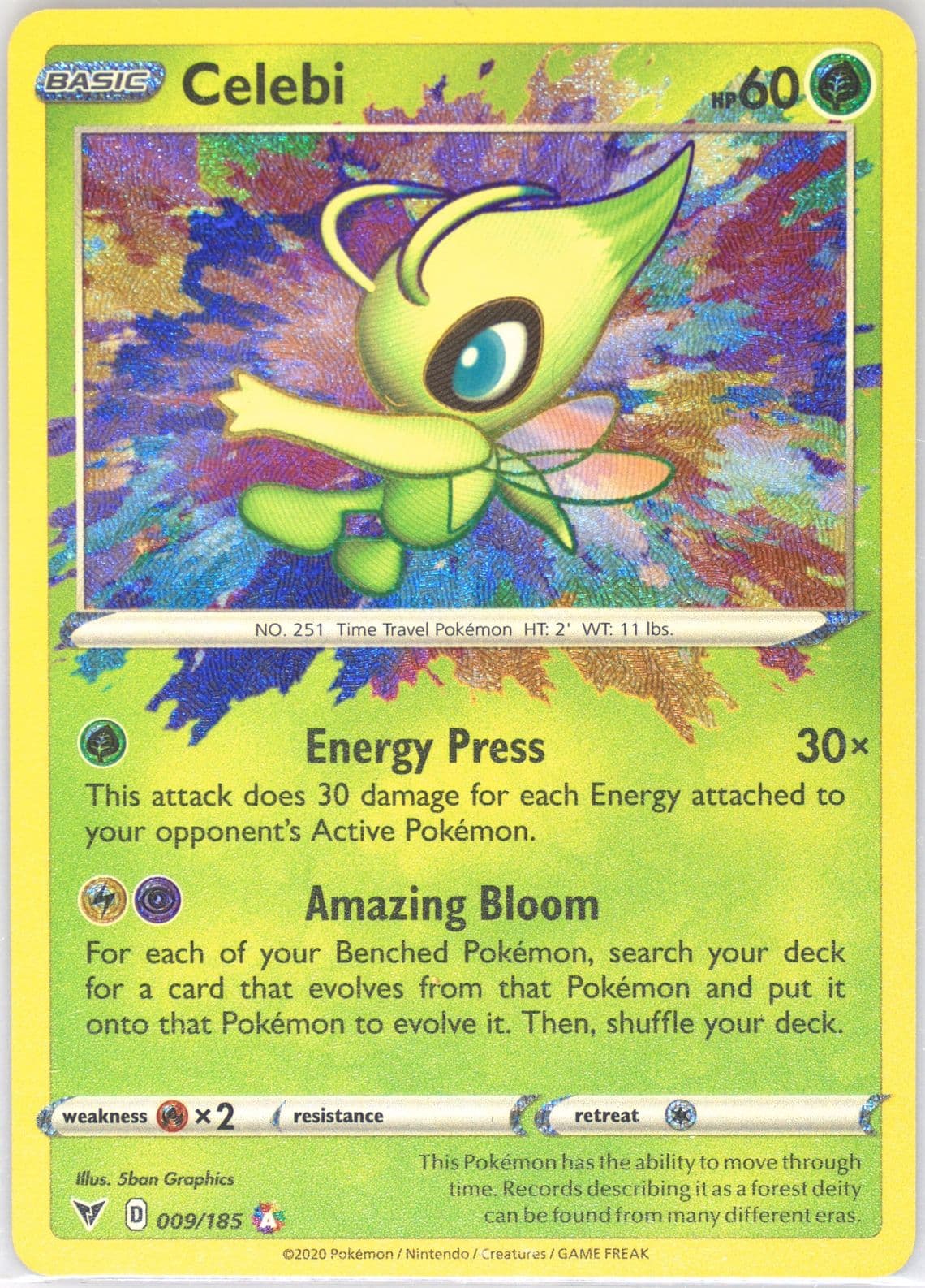 Celebi (009) 2020 Pokemon Sword & Shield Vivid Voltage