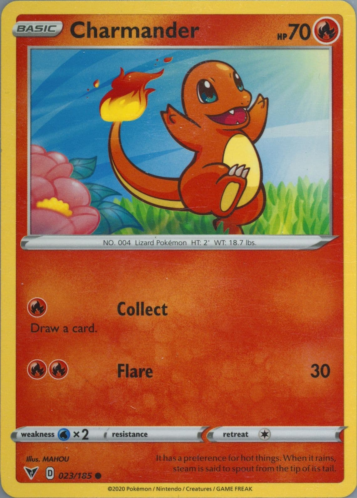 Charmander (023) 2020 Pokemon Sword & Shield Vivid Voltage