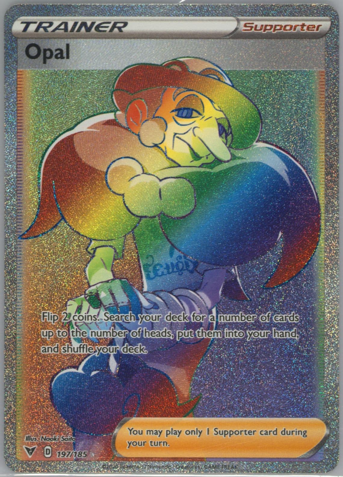 Full Art/Opal Secret (197) 2020 Pokemon Sword & Shield Vivid Voltage