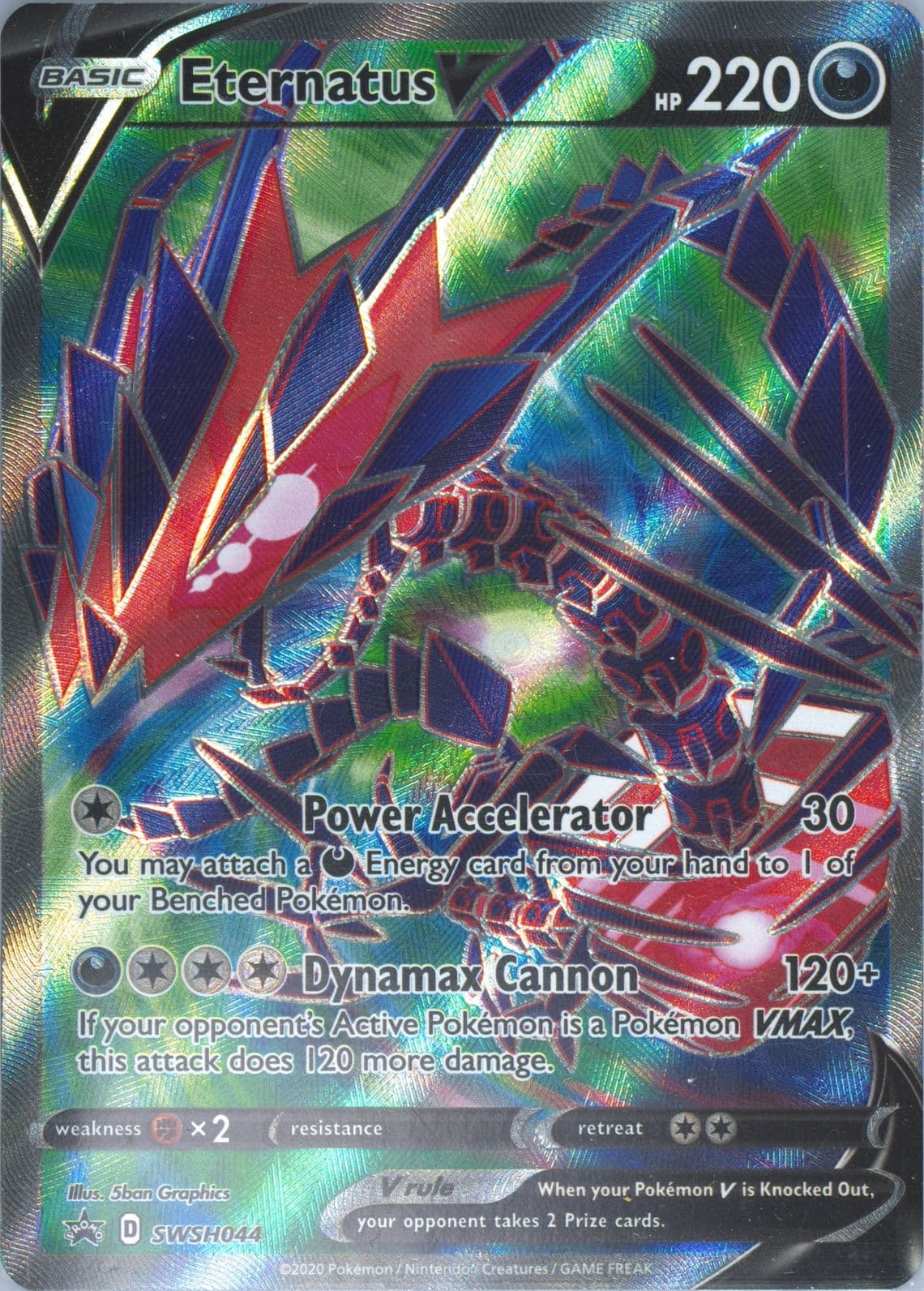 Eternatus V Eternatus Vmax Premium Collection (044) 2020 Pokemon Swsh Black Star Promo