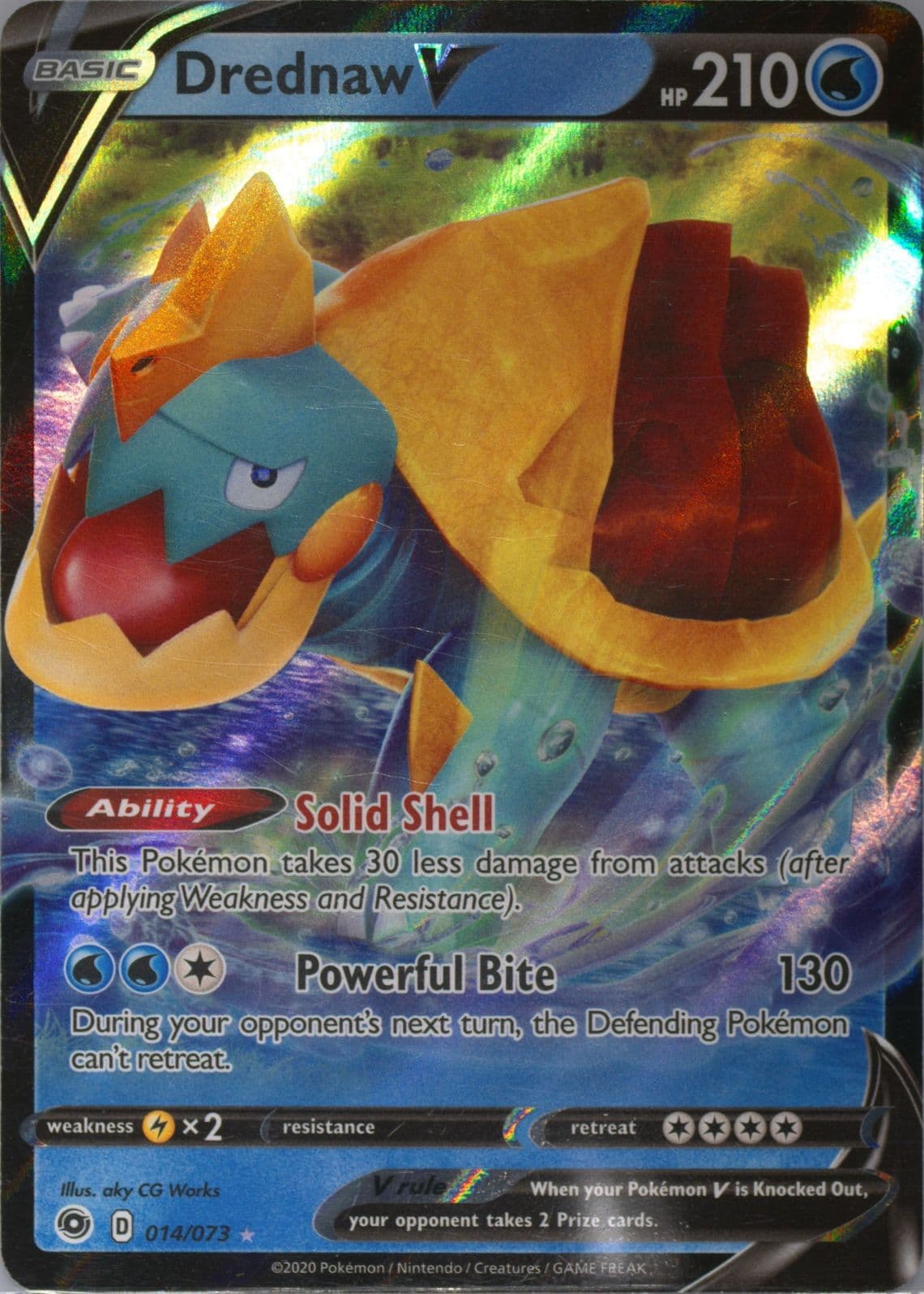 Drednaw V (014) 2020 Pokemon Sword & Shield Champion's Path