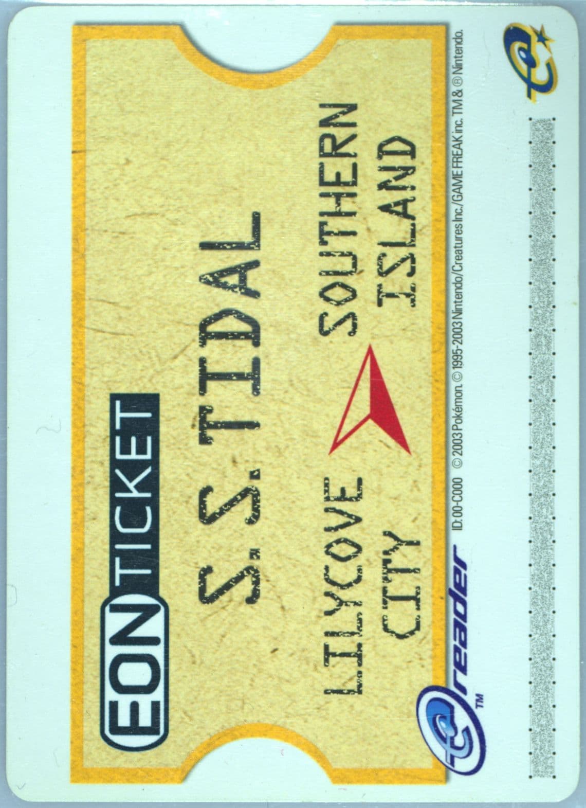 Eon Ticket (C000) 2003 Pokemon E Card Promo