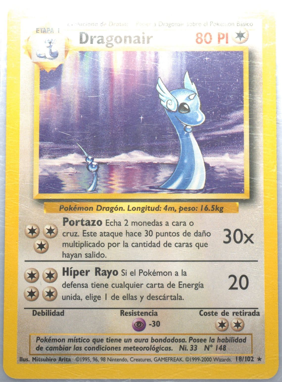 Dragonair (18) 1999 Pokemon Spanish