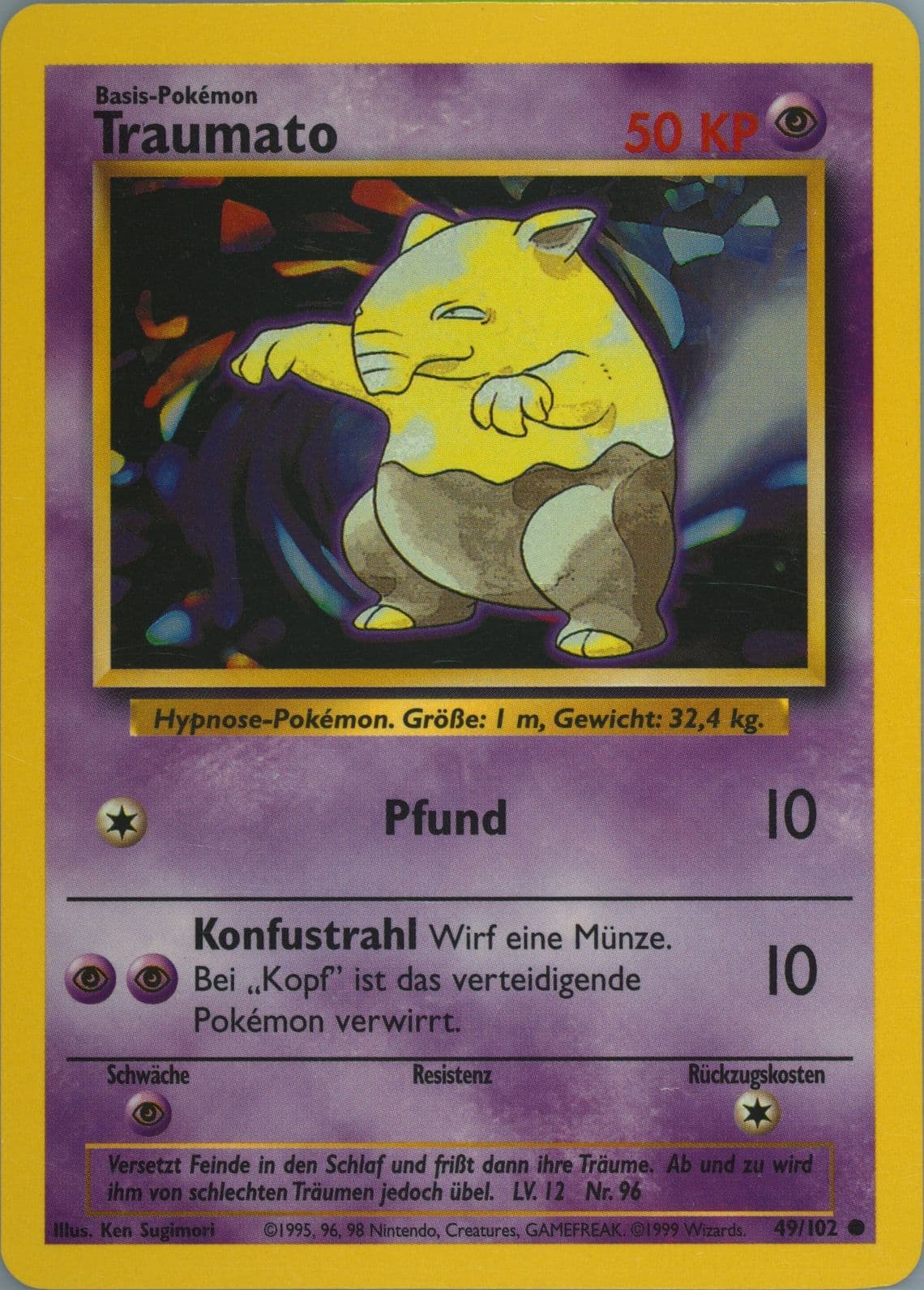 Traumato (49) 1999 Pokemon German