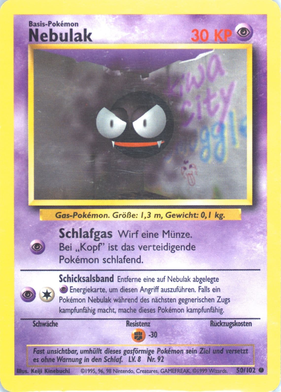 Nebulak (50) 1999 Pokemon German