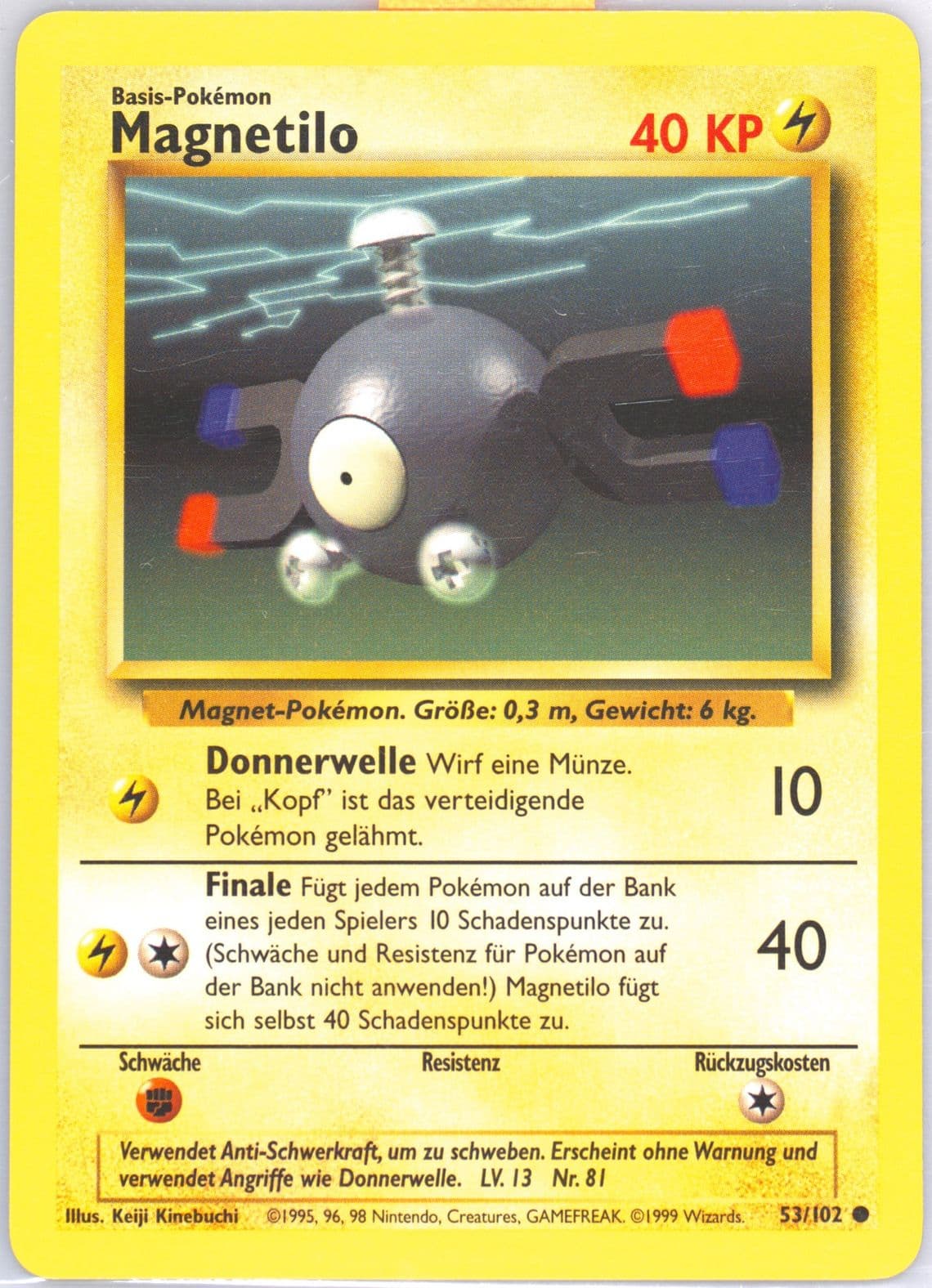 Magnetilo (53) 1999 Pokemon German