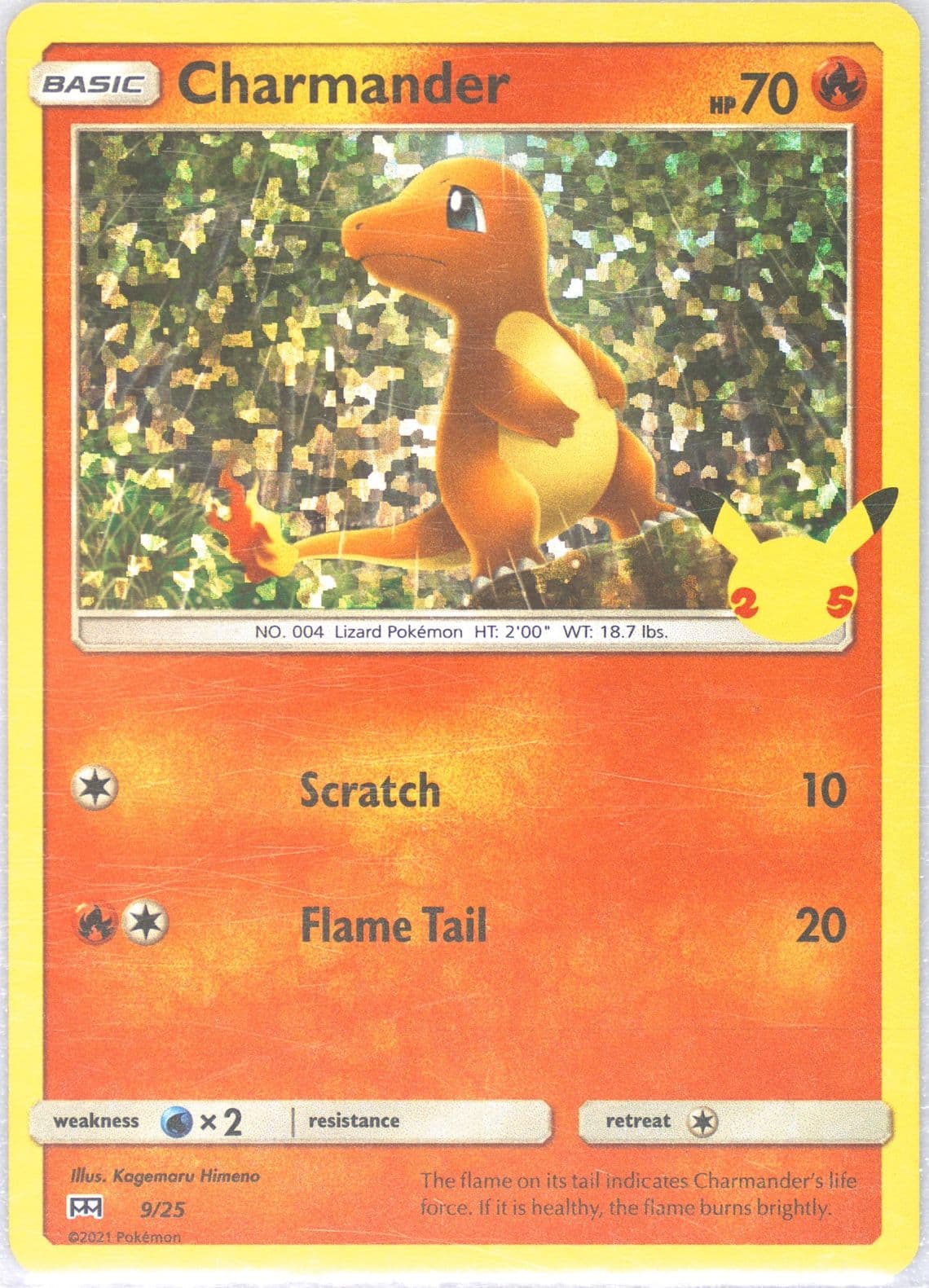 Charmander-Holo (9) 2021 Pokemon Mcdonald's Collection