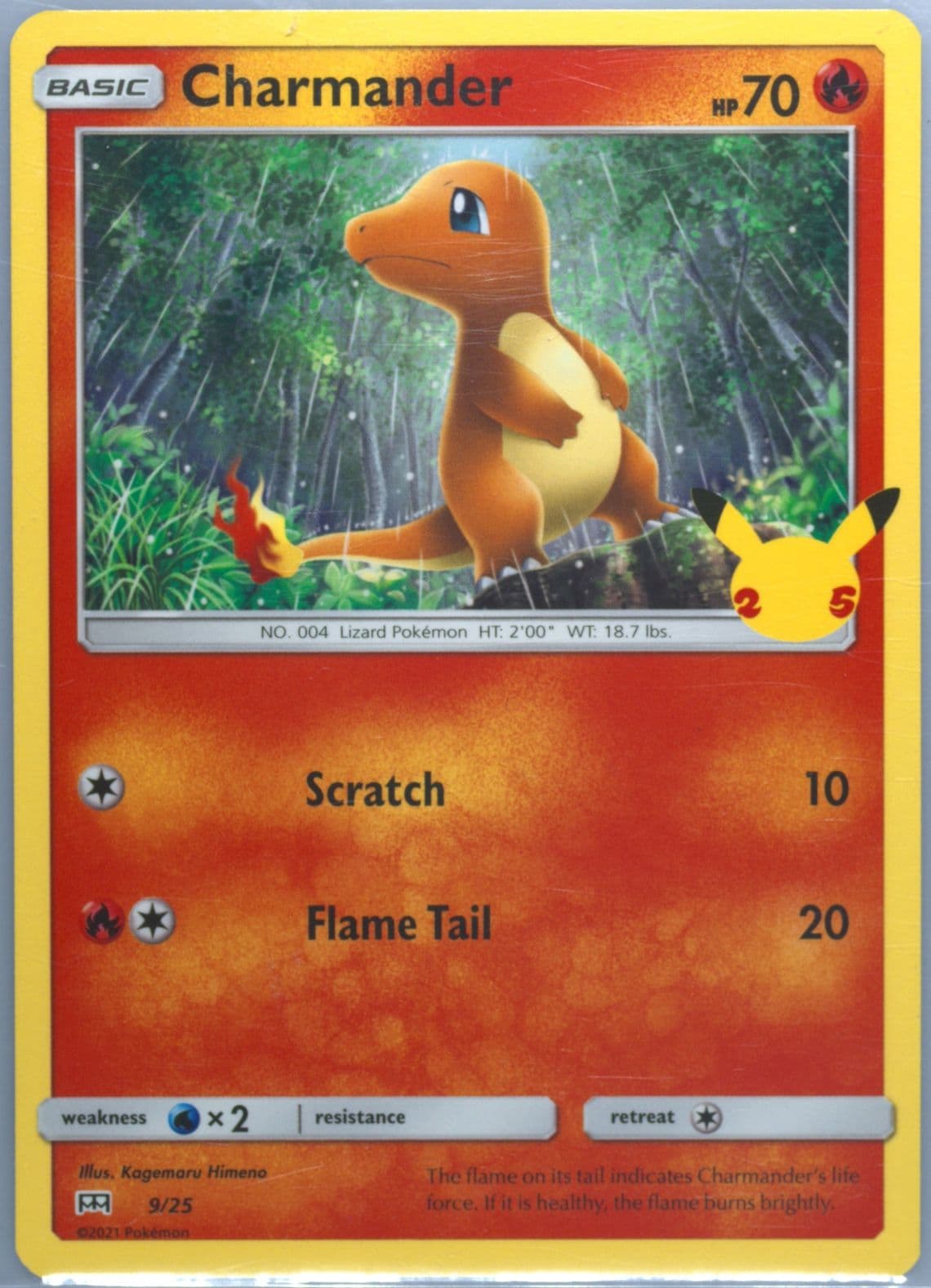 Charmander (9) 2021 Pokemon Mcdonald's Collection