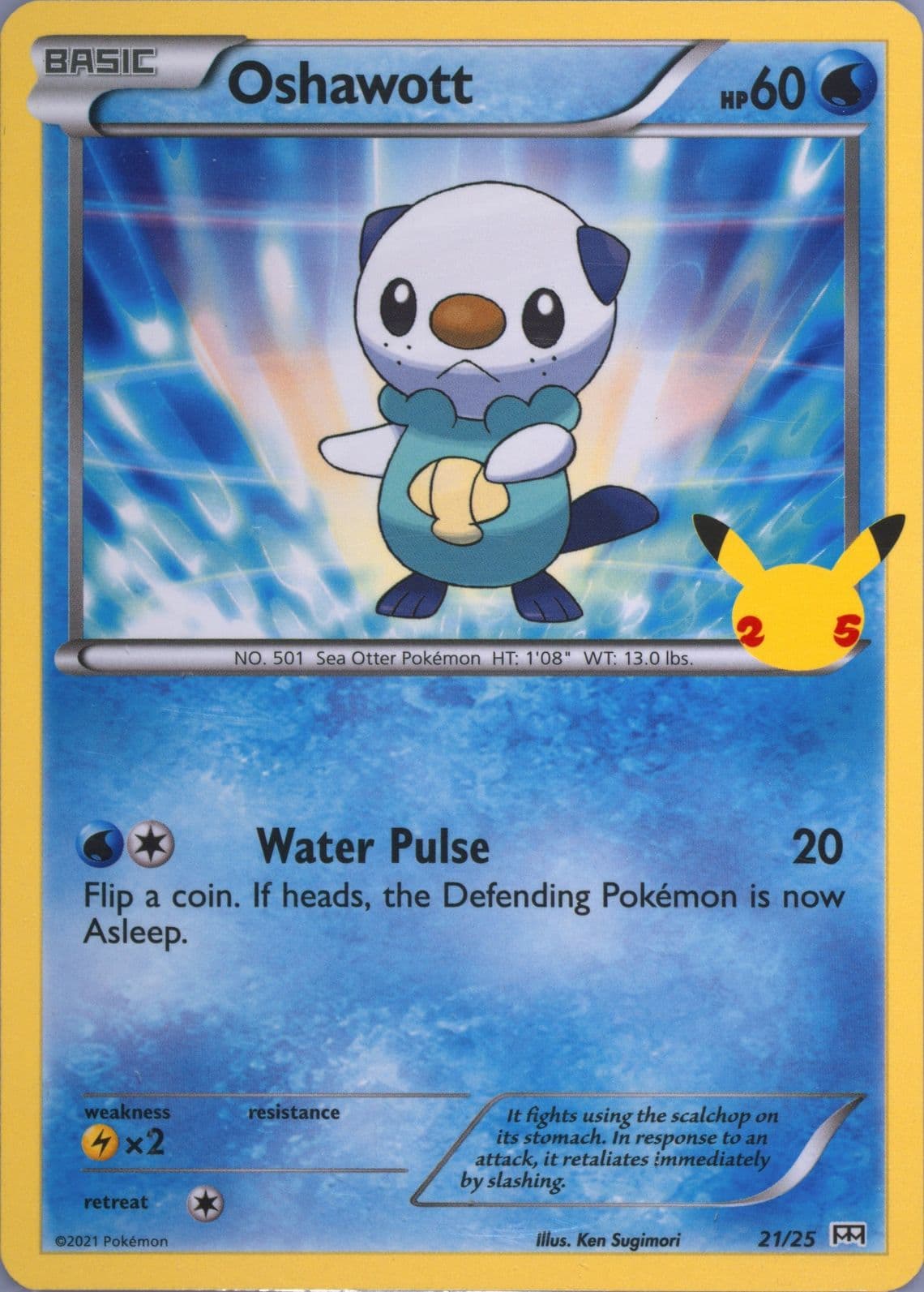 Oshawott (21) 2021 Pokemon Mcdonald's Collection