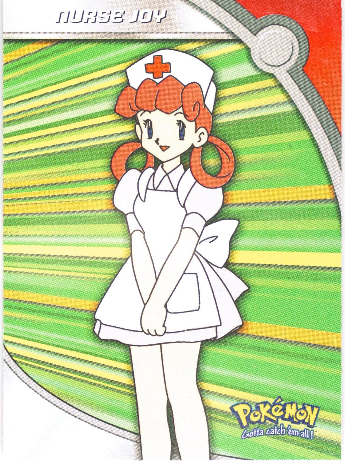 Nurse Joy (HV16) 2000 Topps Pokemon TV Animation Series 3 Heroes & Villains