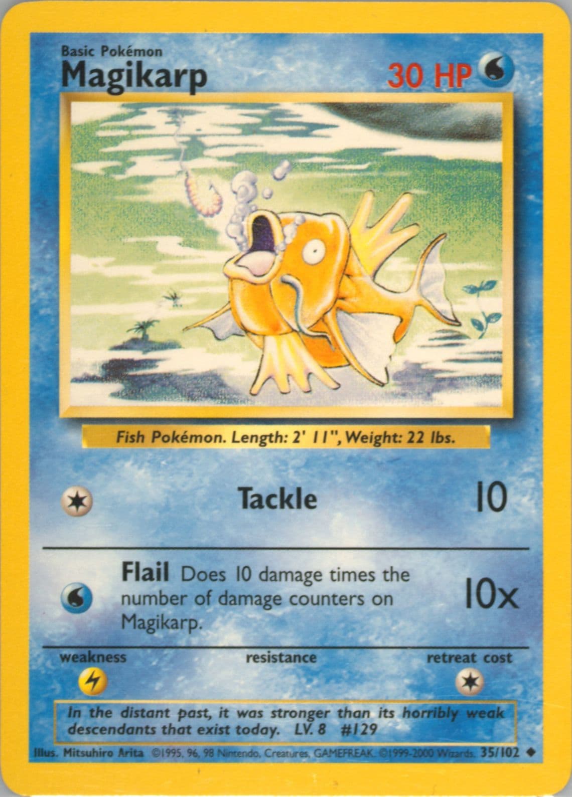 Magikarp Base Set 1999-2000 (35) 1999 Pokemon Game