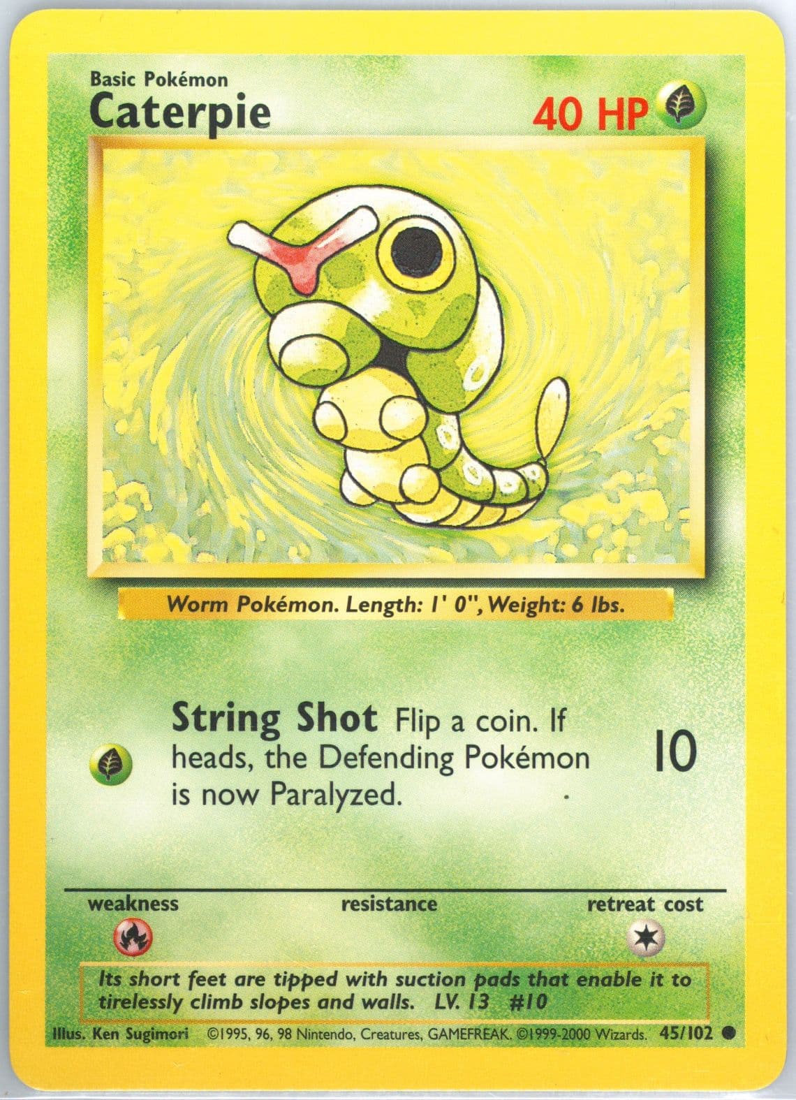 Caterpie Base Set 1999-2000 (45) 1999 Pokemon Game