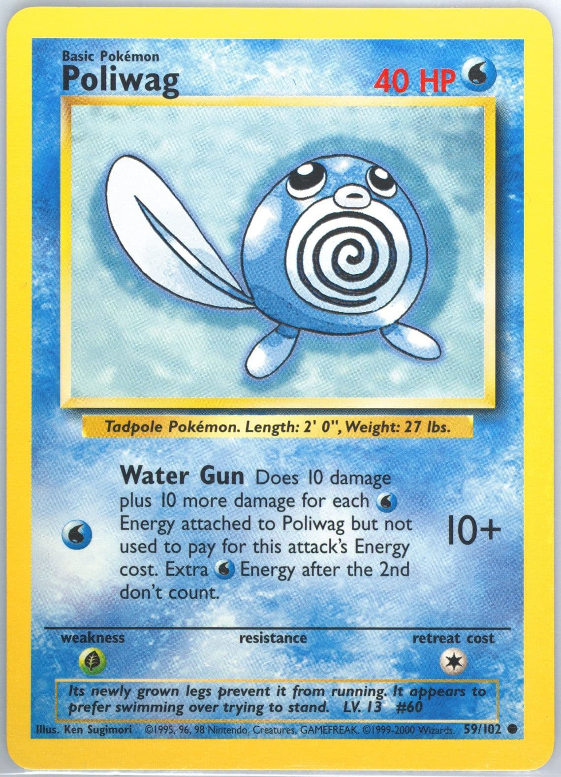 Poliwag Base Set 1999-2000 (59) 1999 Pokemon Game